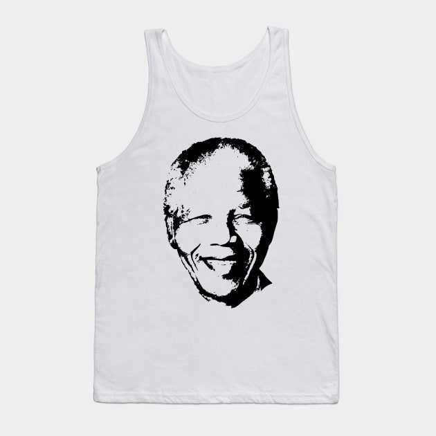 Nelson Mandela Tank Top by Nerd_art